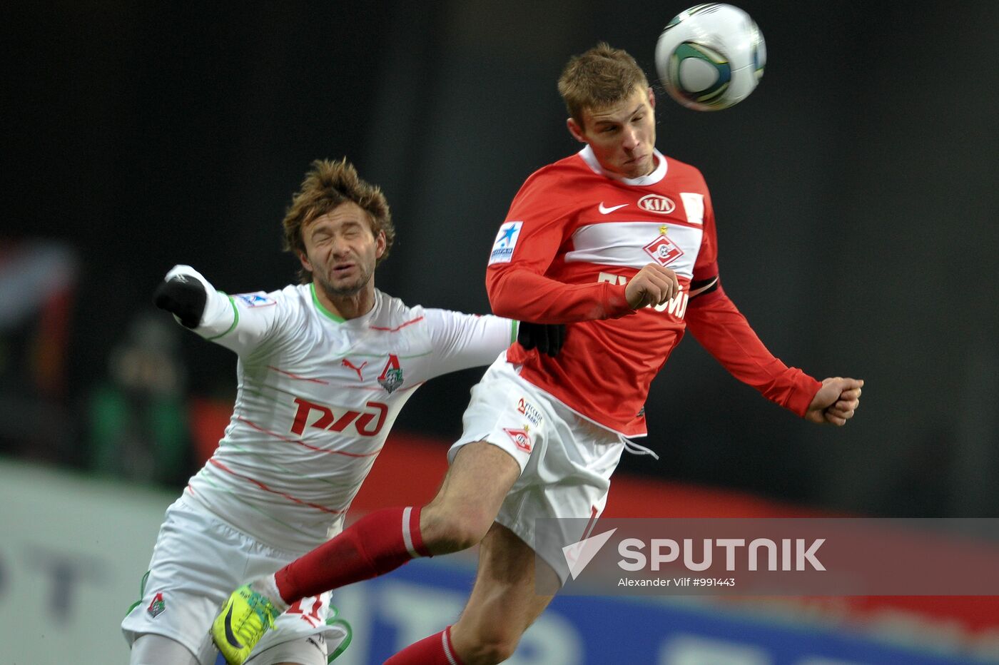 Russian Football Premier League. Spartak Moscow vs. Lokomotiv