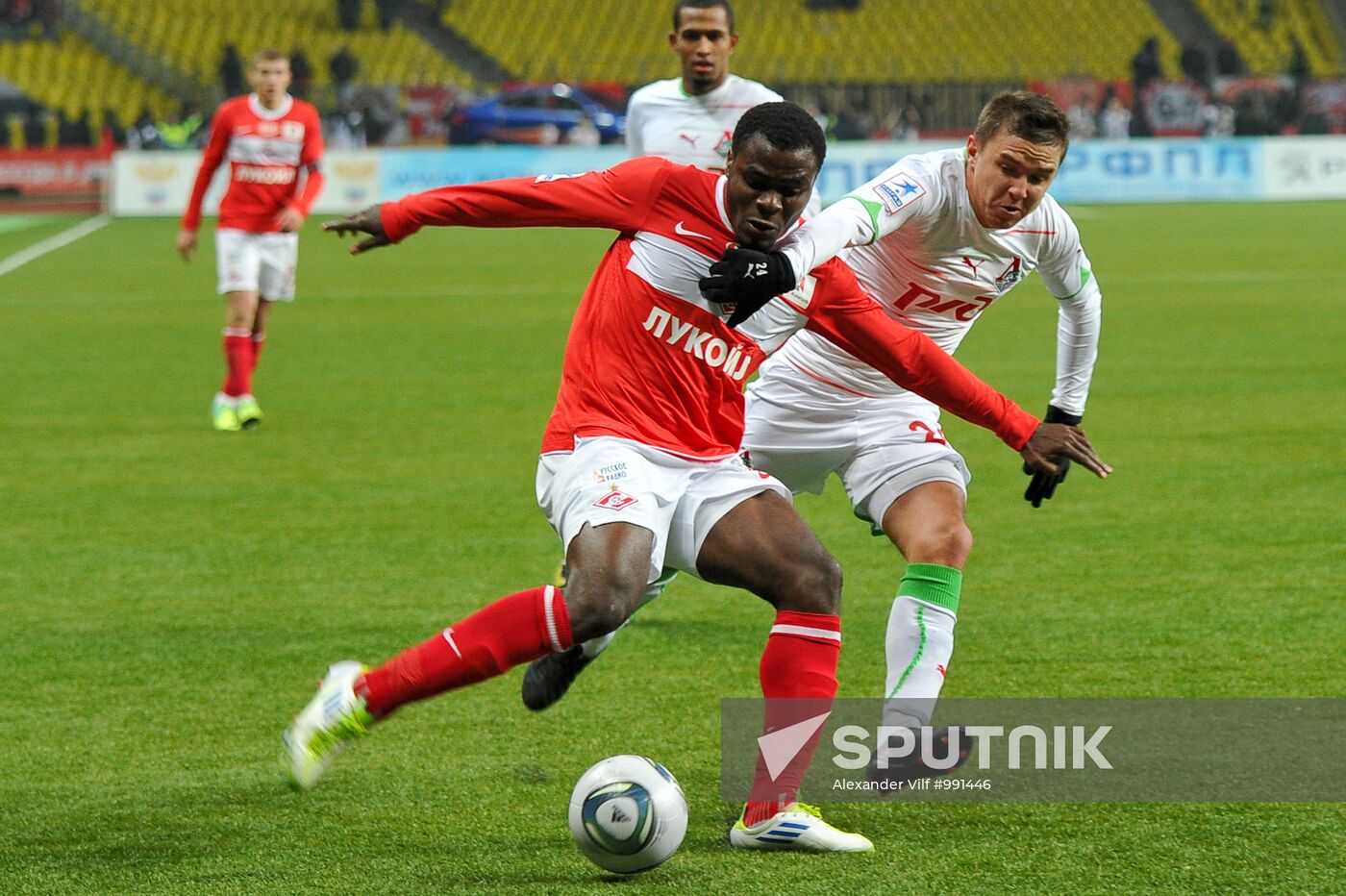 Russian Football Premier League. Spartak Moscow vs. Lokomotiv