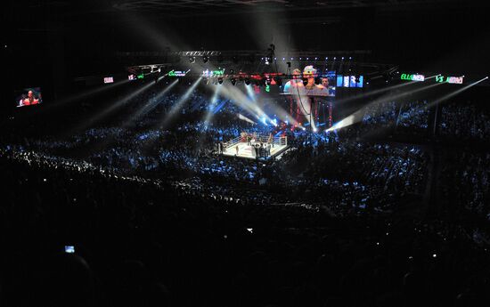 Mixed Martial Arts. Fight between F. Emelianenko and J. Monson