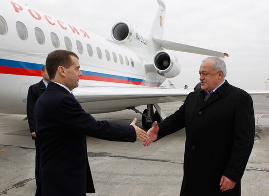 D.Medvedev's working visit to Vladikavkaz