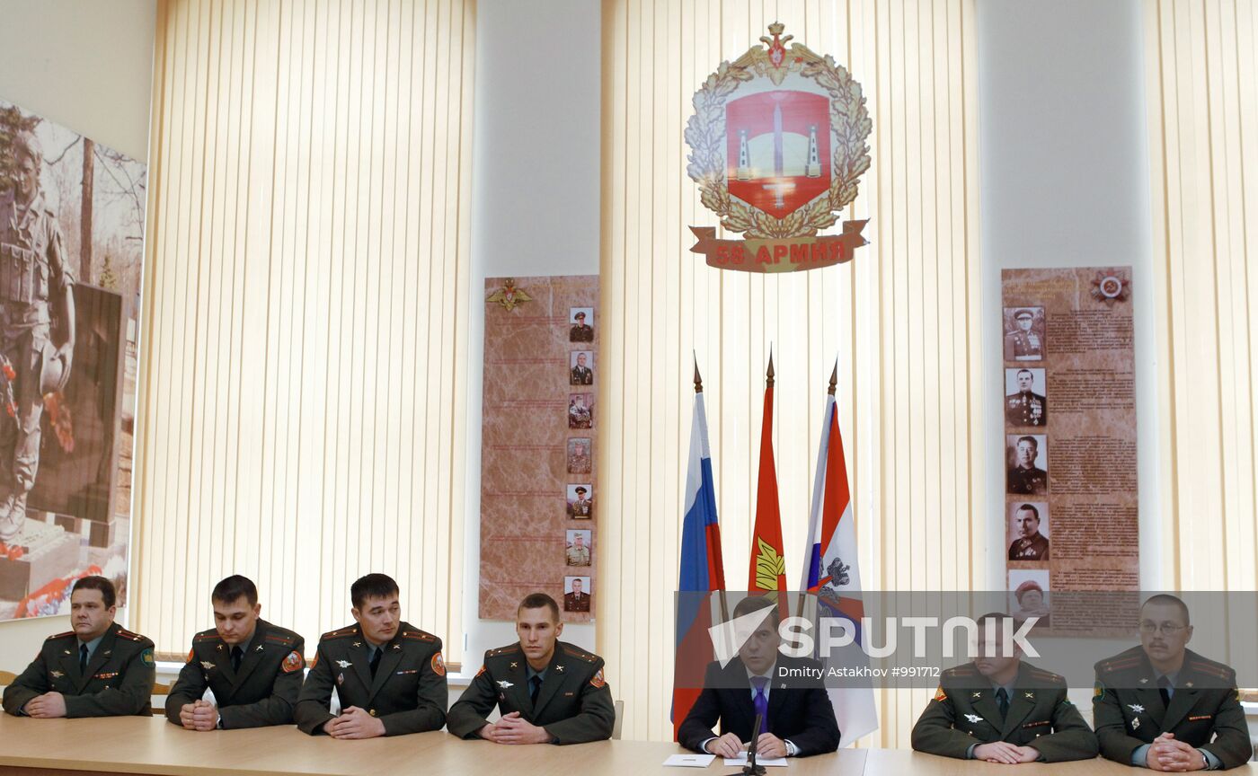 Dmitry Medvedev visits Vladikavkaz