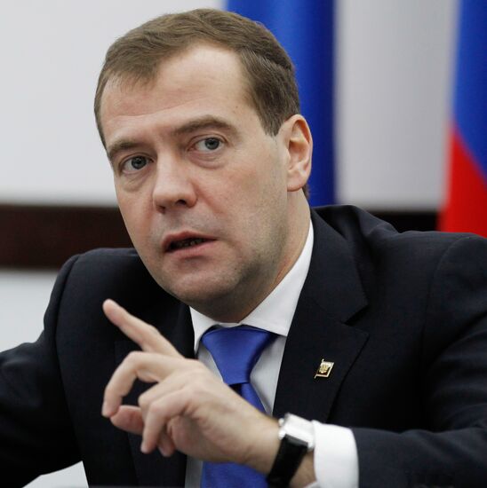 Dmitry Medvedvev visits Vladikavkaz