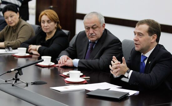 Dmitry Medvedvev visits Vladikavkaz