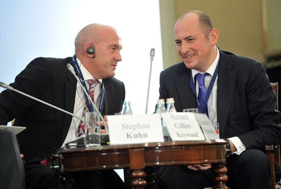 Vladimir Putin at international conference in Moscow