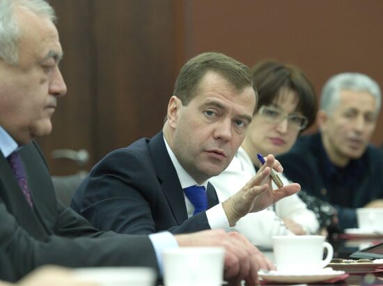 Dmitry Medvedev on working visit to Vladikavkaz