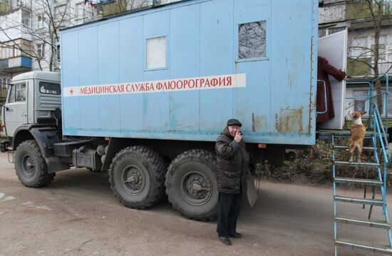 Mobile fluorography service