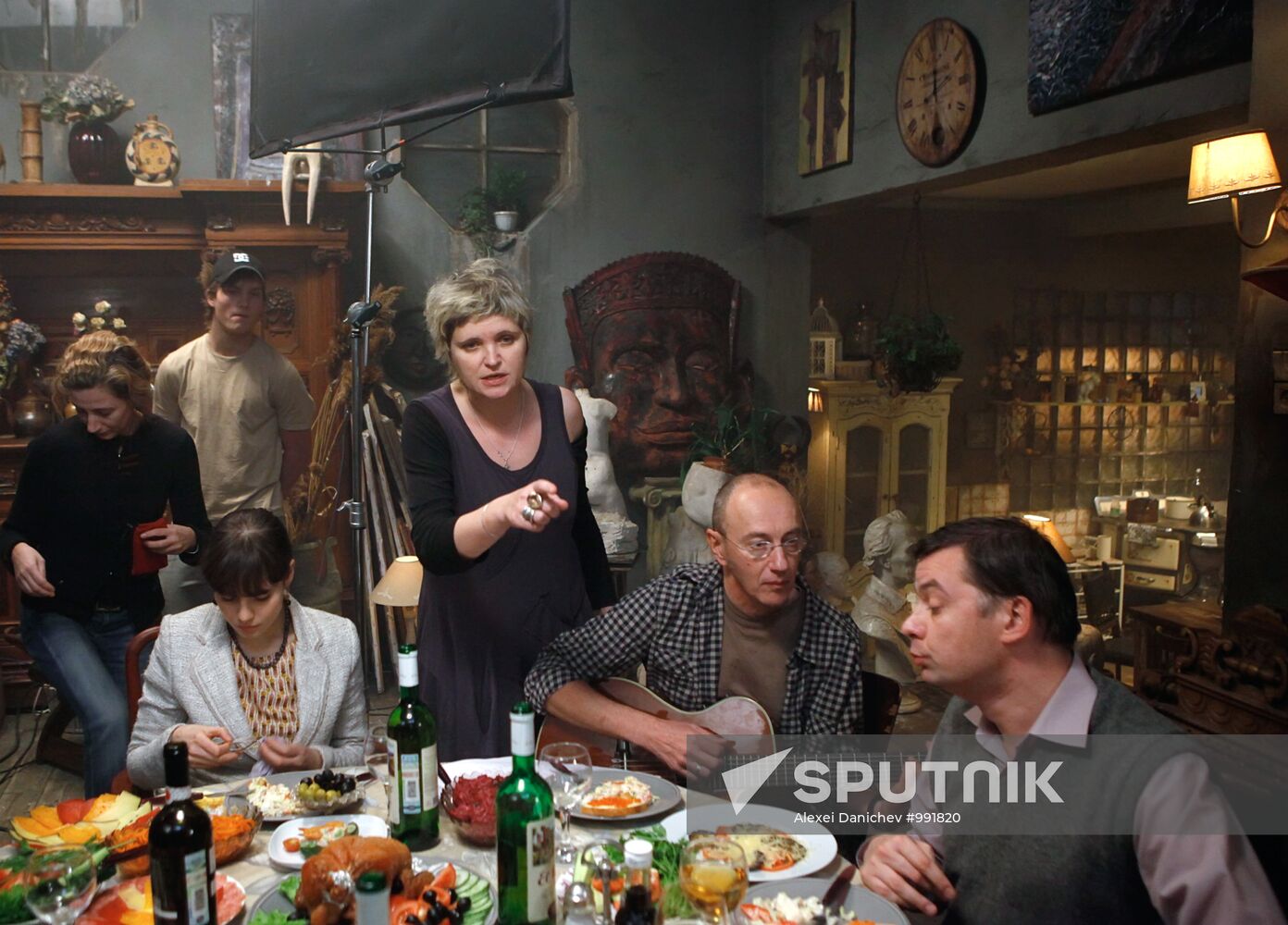 Shooting of Avdotya Smirnova's movie "Kokoko"
