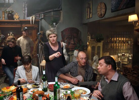 Shooting of Avdotya Smirnova's movie "Kokoko"