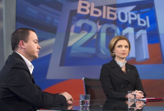 Political debates between Right Cause and United Russia