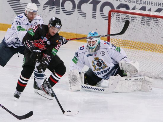 Ice hockey. KHL. Avangard vs. Amur