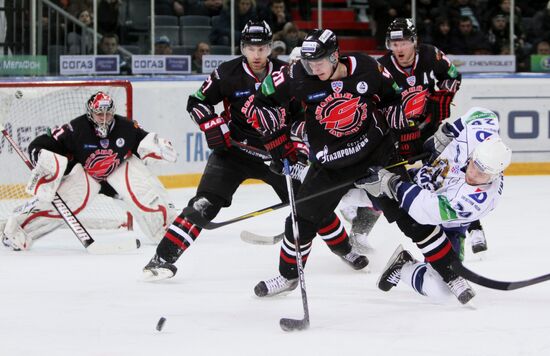 Ice hockey. KHL. Avangard vs. Amur