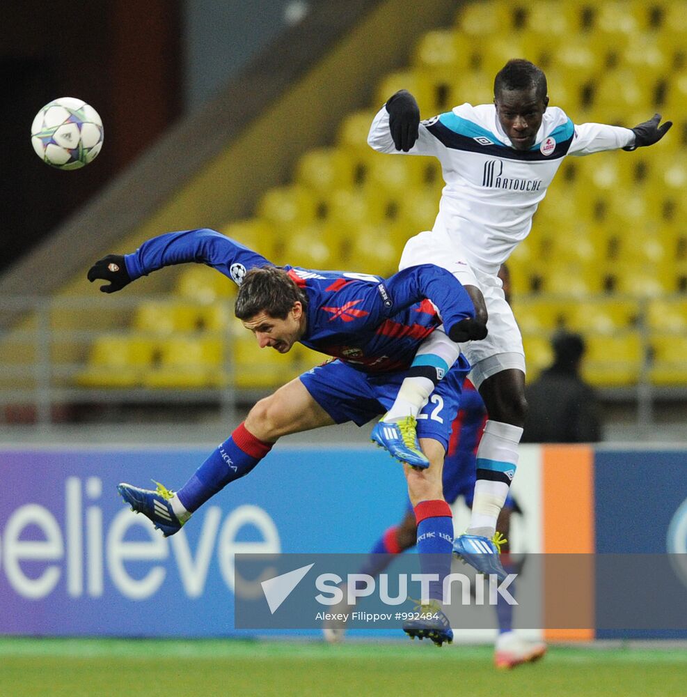 Football. Champions League. CSKA vs. Lille