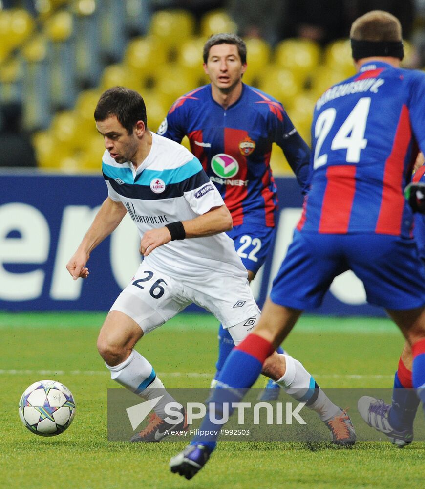 Football. Champions League. CSKA vs. Lille