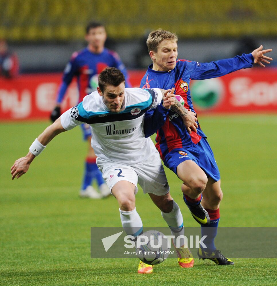 Football. Champions League. CSKA vs. Lille