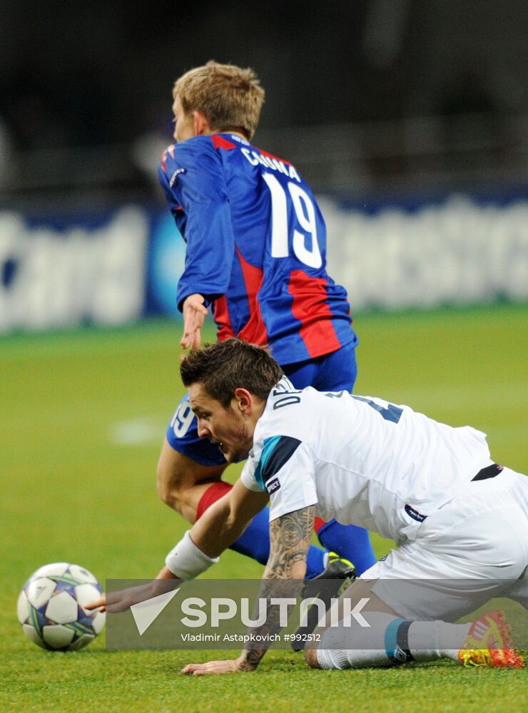 Football. Champions League. CSKA vs. Lille