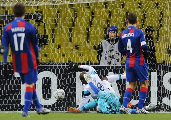 Football. Champions League. CSKA (Moscow, Russia) - "Lille"