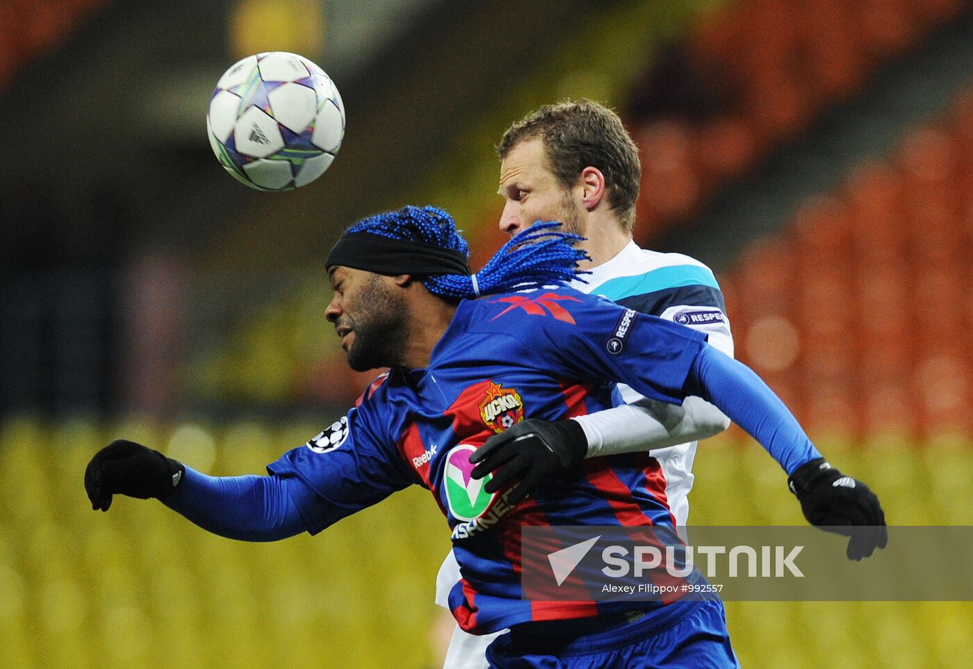 Football. Champions League. CSKA (Moscow, Russia) - "Lille"