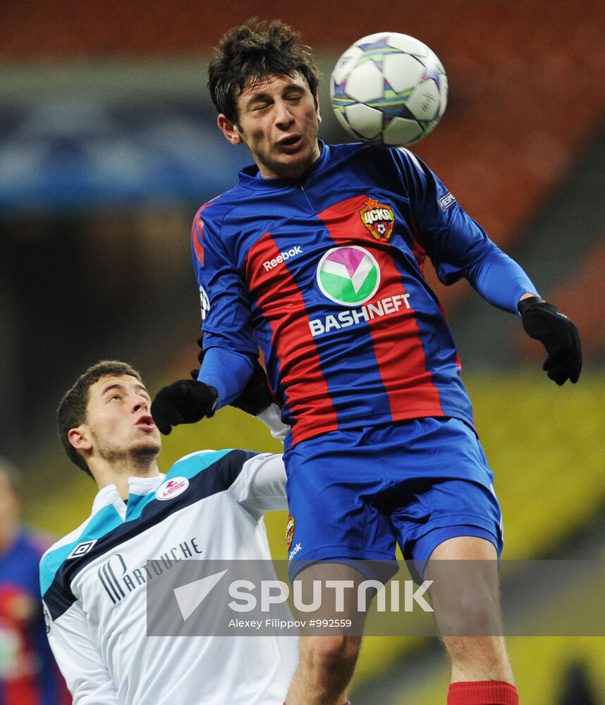 Football. Champions League. CSKA (Moscow, Russia) - "Lille"
