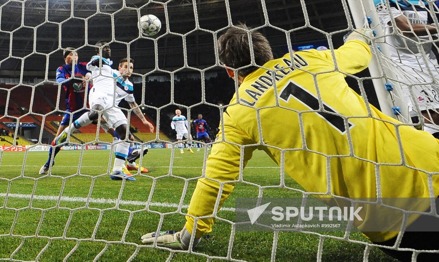 Football. Champions League. CSKA (Moscow, Russia) - "Lille"