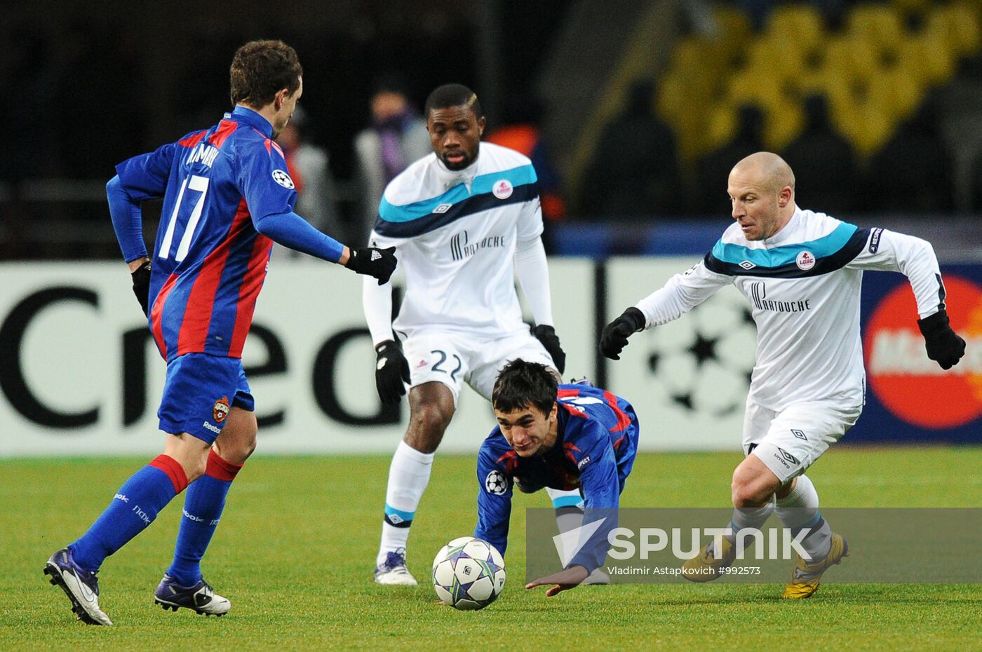Football. Champions League. CSKA (Moscow, Russia) - "Lille"