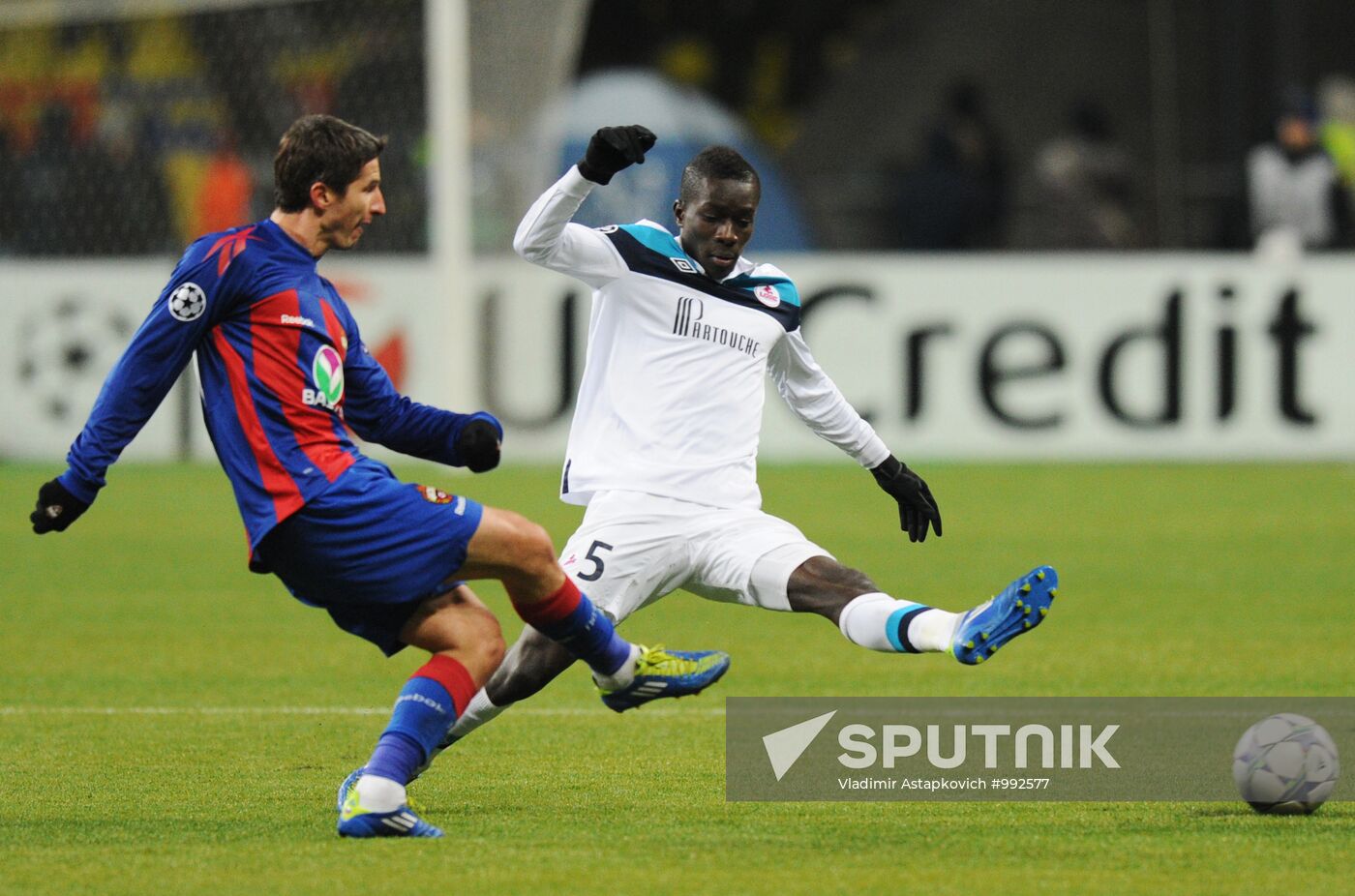 Football. Champions League. CSKA (Moscow, Russia) - "Lille"