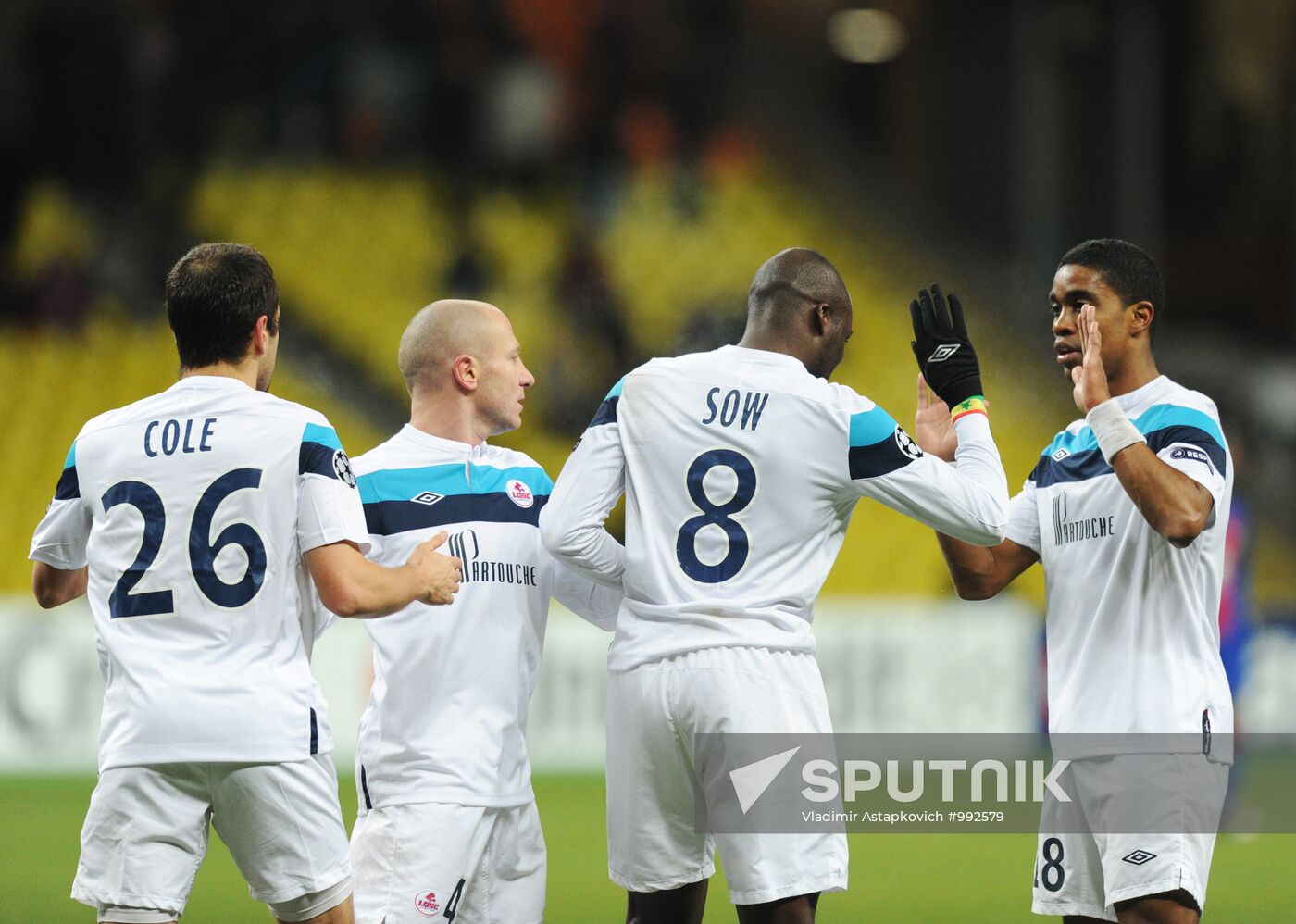 Football. Champions League. CSKA (Moscow, Russia) - "Lille"