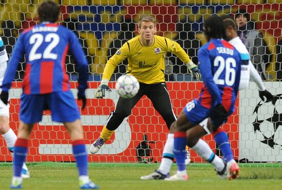 Football. Champions League. CSKA (Moscow, Russia) - "Lille"