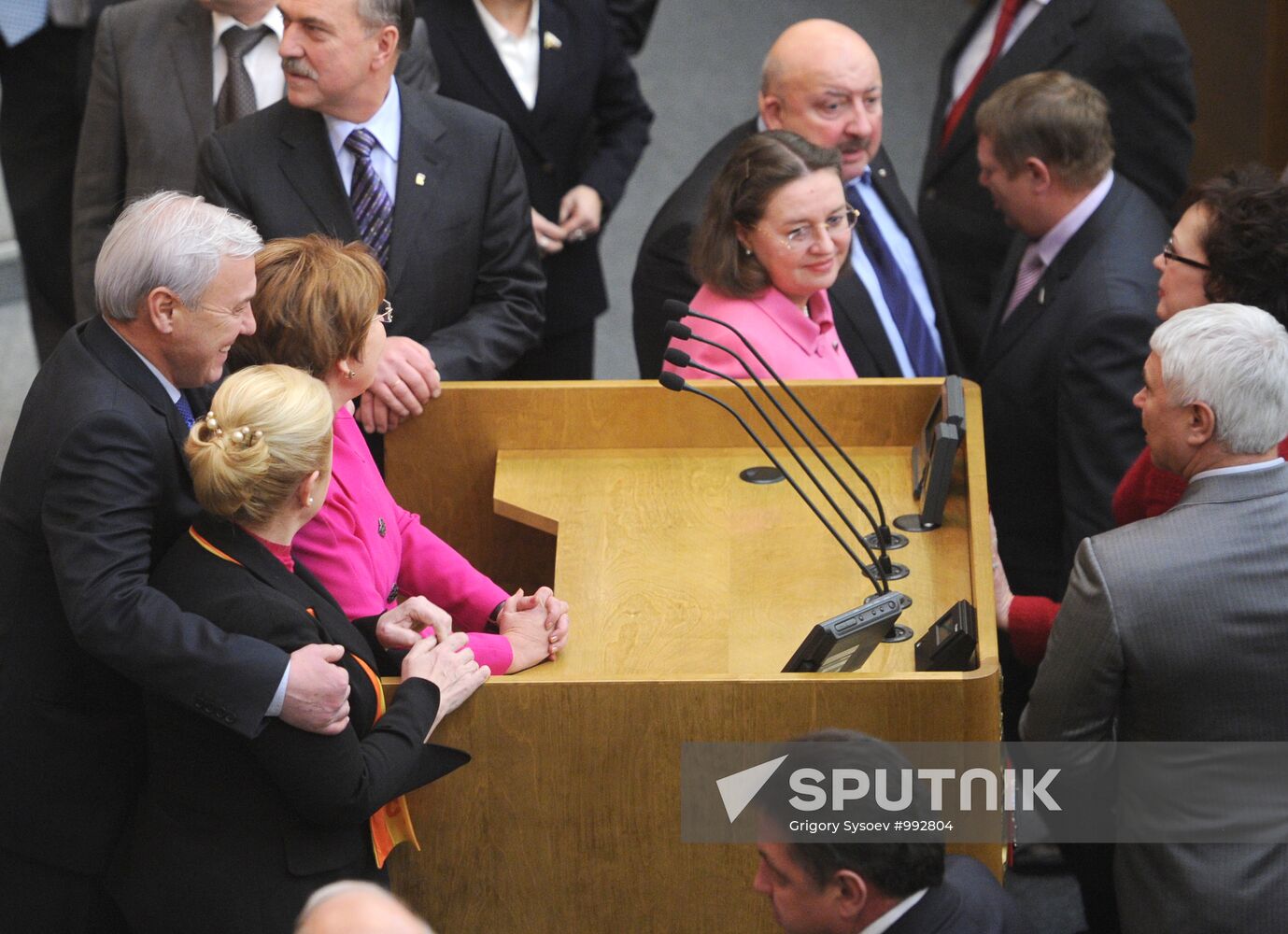 Last meeting of Russian State Duma of fifth convocation