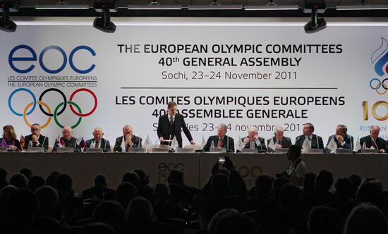 40th EOC General Assembly opens in Sochi