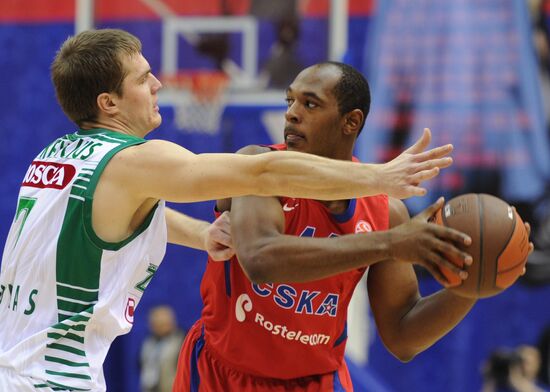 Euroleague Basketball. CSKA Moscow vs. Žalgiris Kaunas