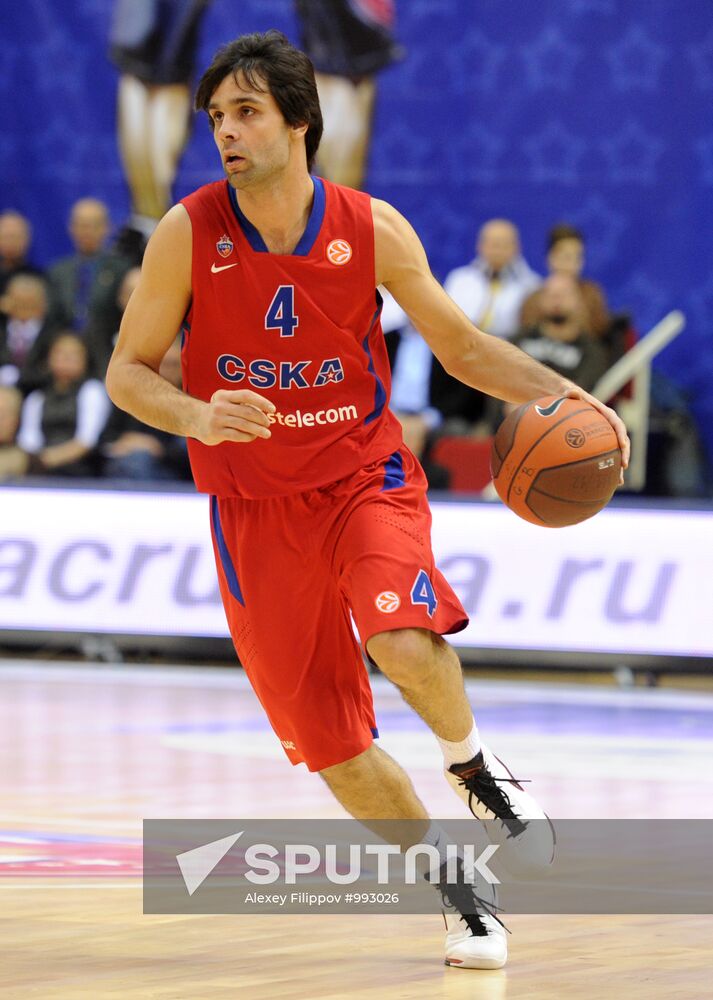 Euroleague Basketball. CSKA Moscow vs. Žalgiris Kaunas