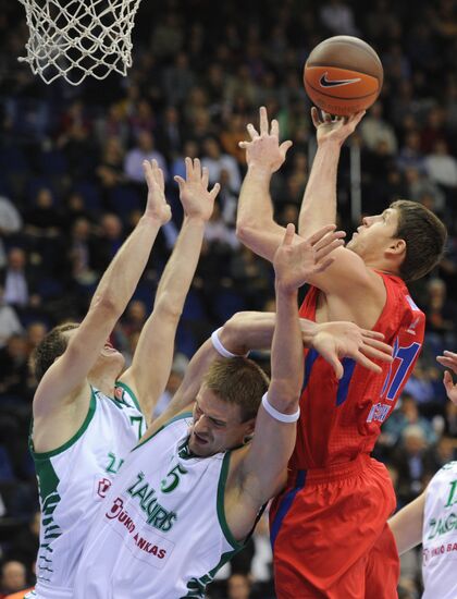 Euroleague Basketball. CSKA Moscow vs. Žalgiris Kaunas