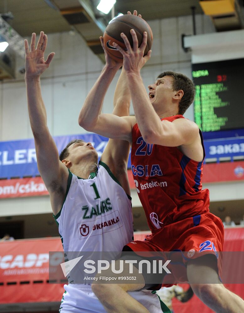 Euroleague Basketball. CSKA Moscow vs. Žalgiris Kaunas