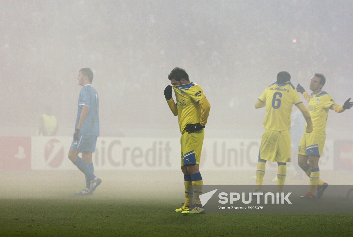 UEFA Champions League. Zenit St. Petersburg vs. APOEL Nicosia