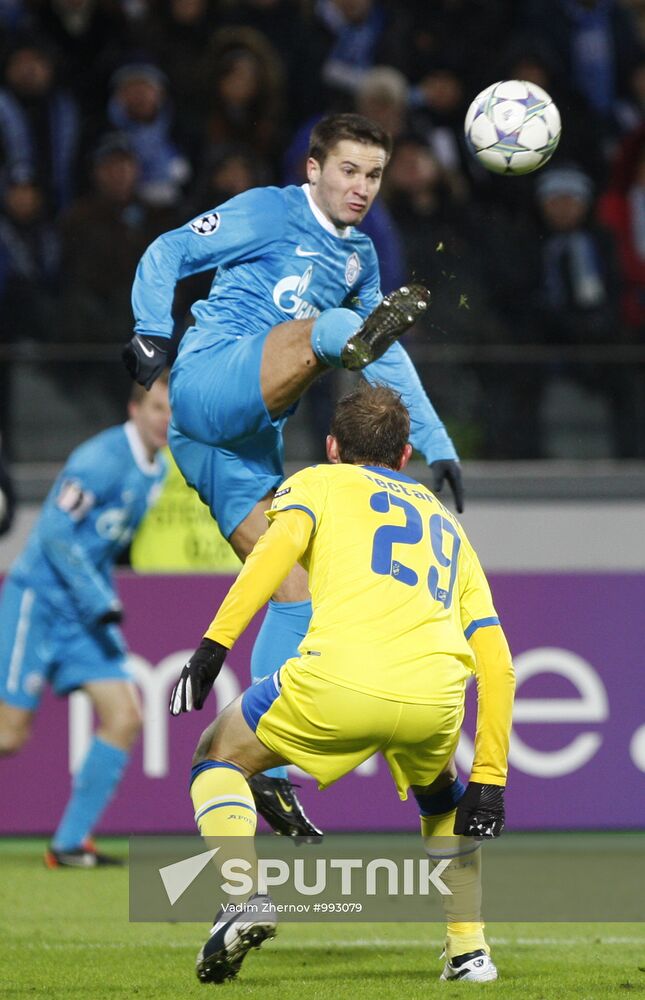 UEFA Champions League. Zenit St. Petersburg vs. APOEL Nicosia