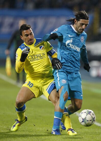 UEFA Champions League. Zenit St. Petersburg vs. APOEL Nicosia