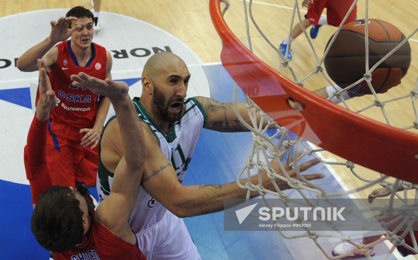 Euroleague Basketball. CSKA Moscow vs. Žalgiris Kaunas