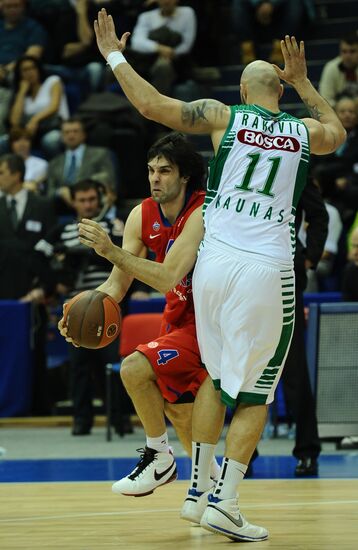 Euroleague Basketball. CSKA Moscow vs. Žalgiris Kaunas