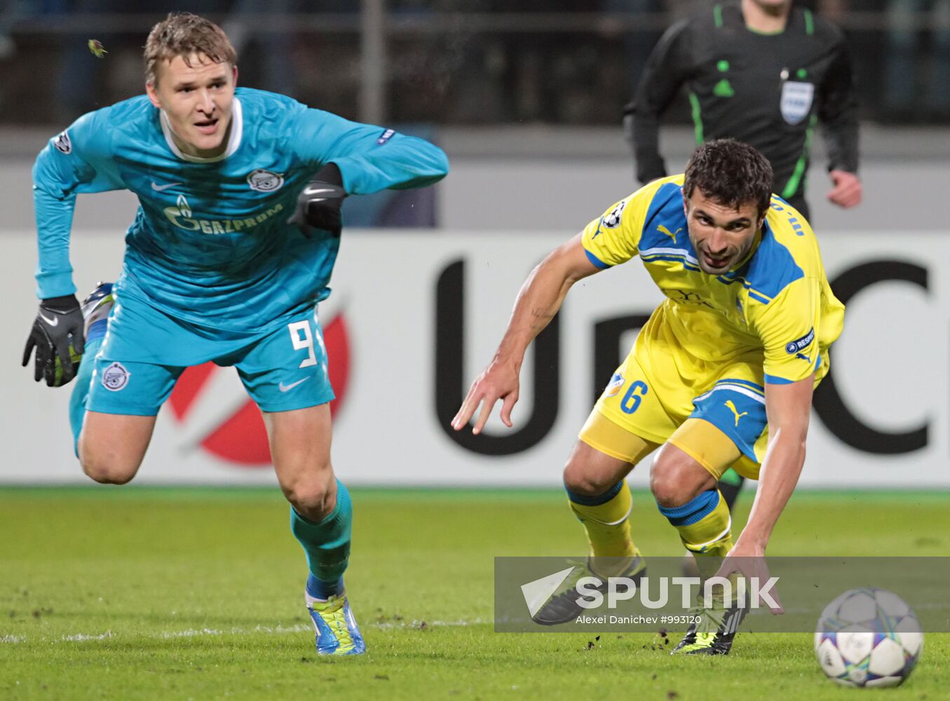 Football. Champions League. Match, "Zenit" - APOEL