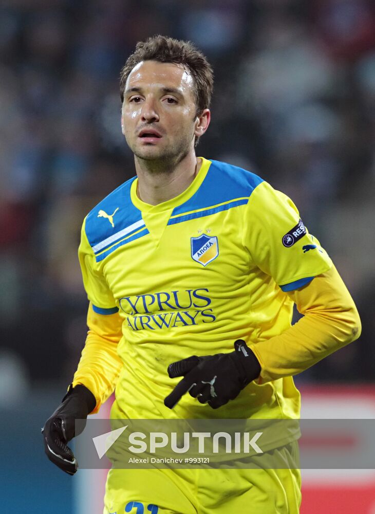 Football. Champions League. Match, "Zenit" - APOEL
