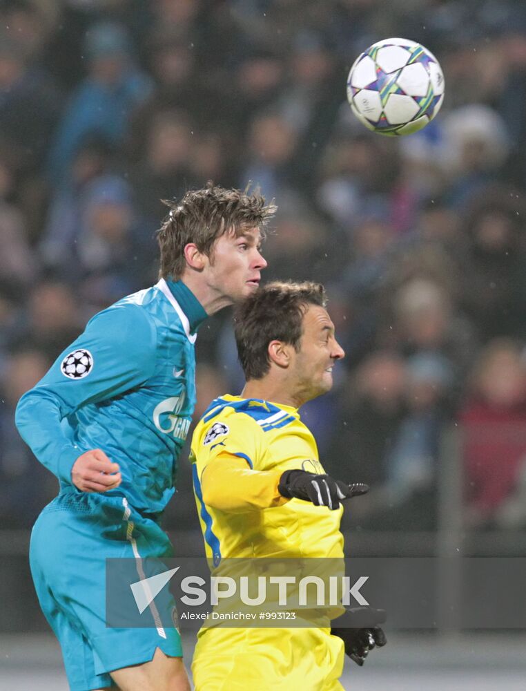 Football. Champions League. Match, "Zenit" - APOEL