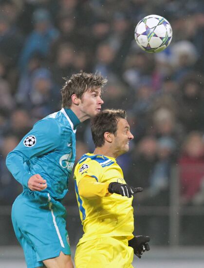 Football. Champions League. Match, "Zenit" - APOEL