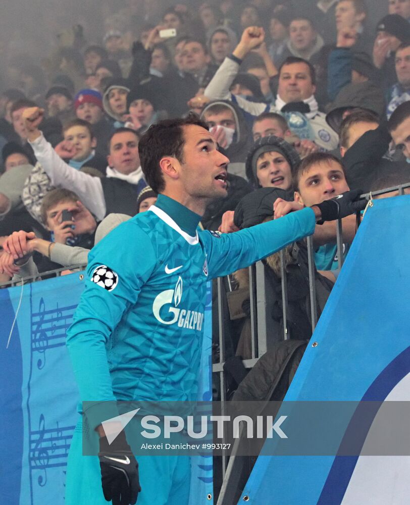 Football. Champions League. Match, "Zenit" - APOEL