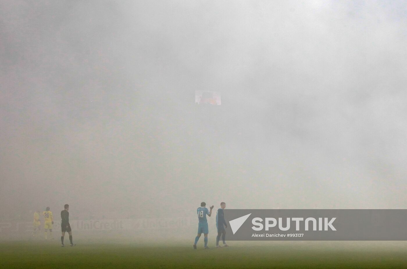 Football. Champions League. Match, "Zenit" - APOEL