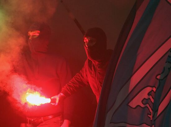 Football. Champions League. Match, "Zenit" - APOEL