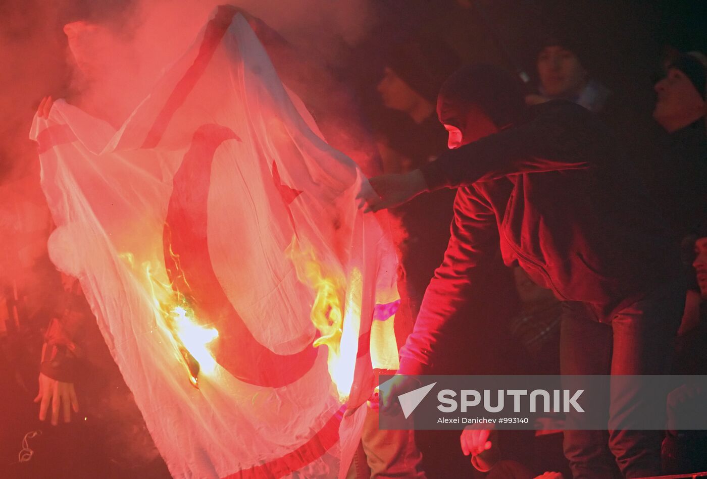 Football. Champions League. Match, "Zenit" - APOEL