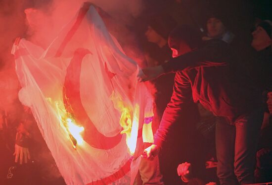 Football. Champions League. Match, "Zenit" - APOEL