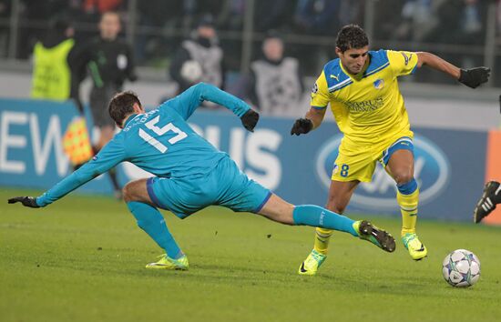 Football. Champions League. Match, "Zenit" - APOEL