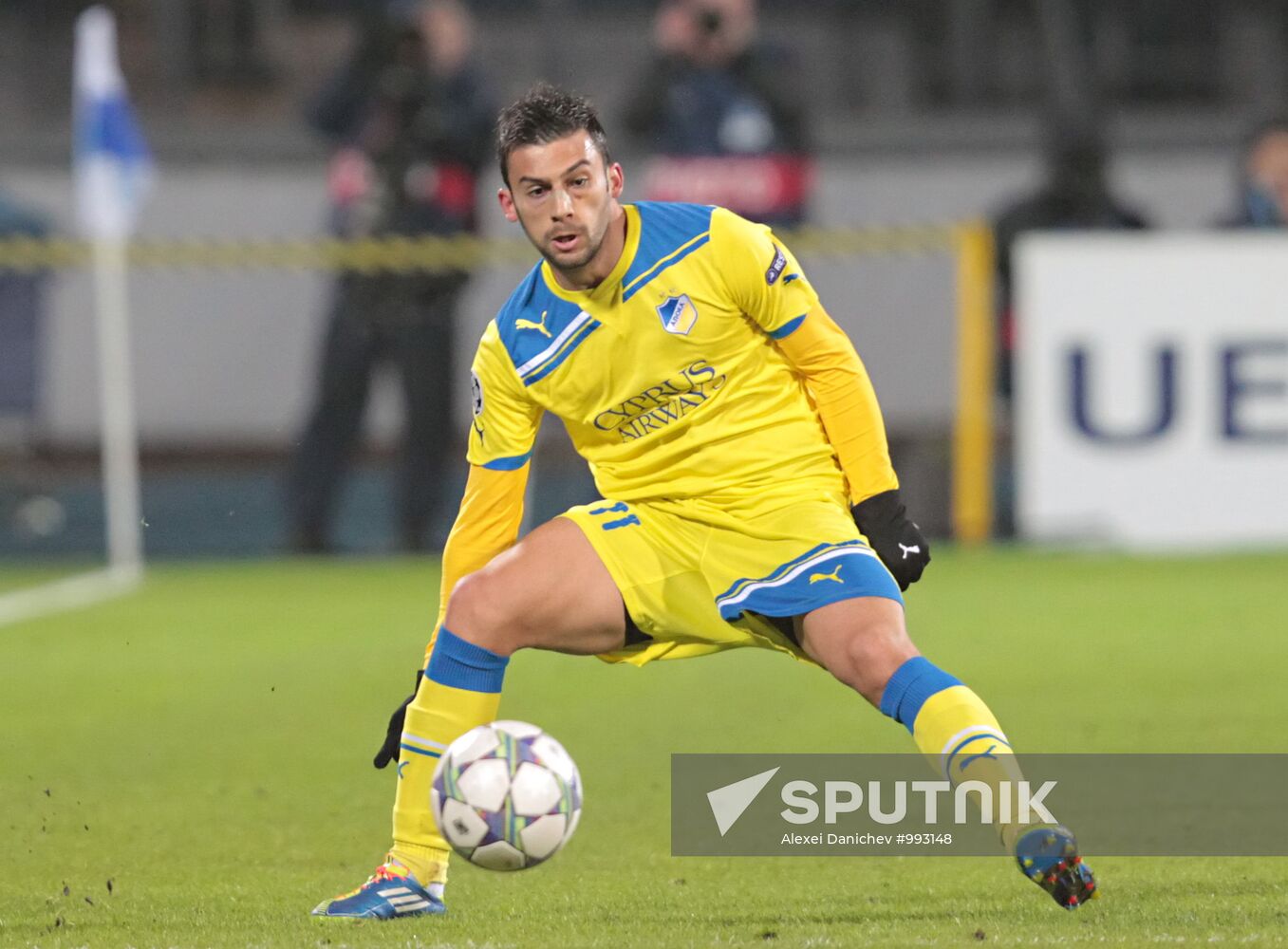 Football. Champions League. Match, "Zenit" - APOEL