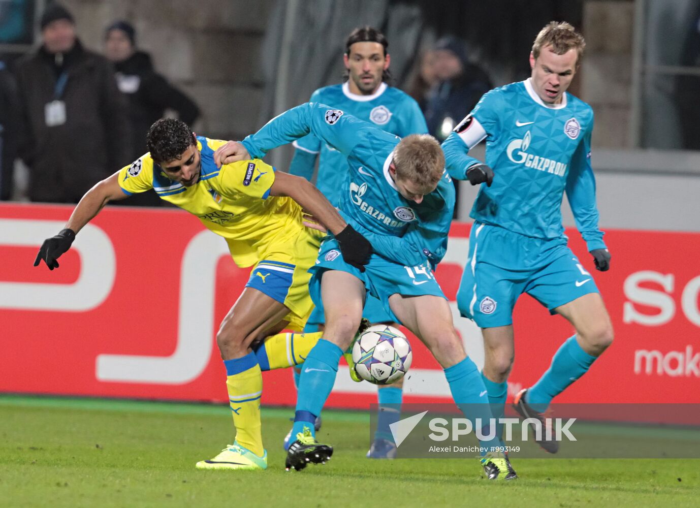 Football. Champions League. Match, "Zenit" - APOEL